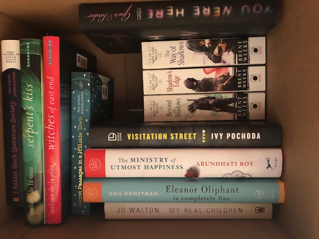Giveaway! Box of Adult Fiction books